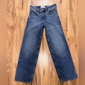 NWOT Abercrombie Kids High-Rise Wide-Leg Jeans 9/10 Long